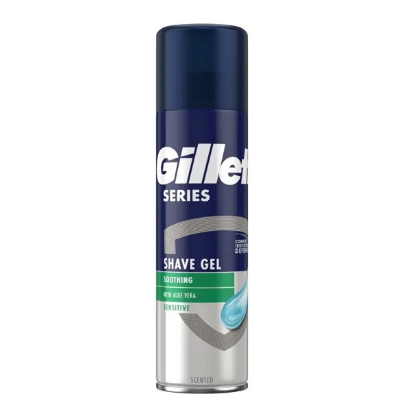 Picture of International Colombia product Skin care Shave Gel Soothing with Aloe Vera used for male - 200 ml