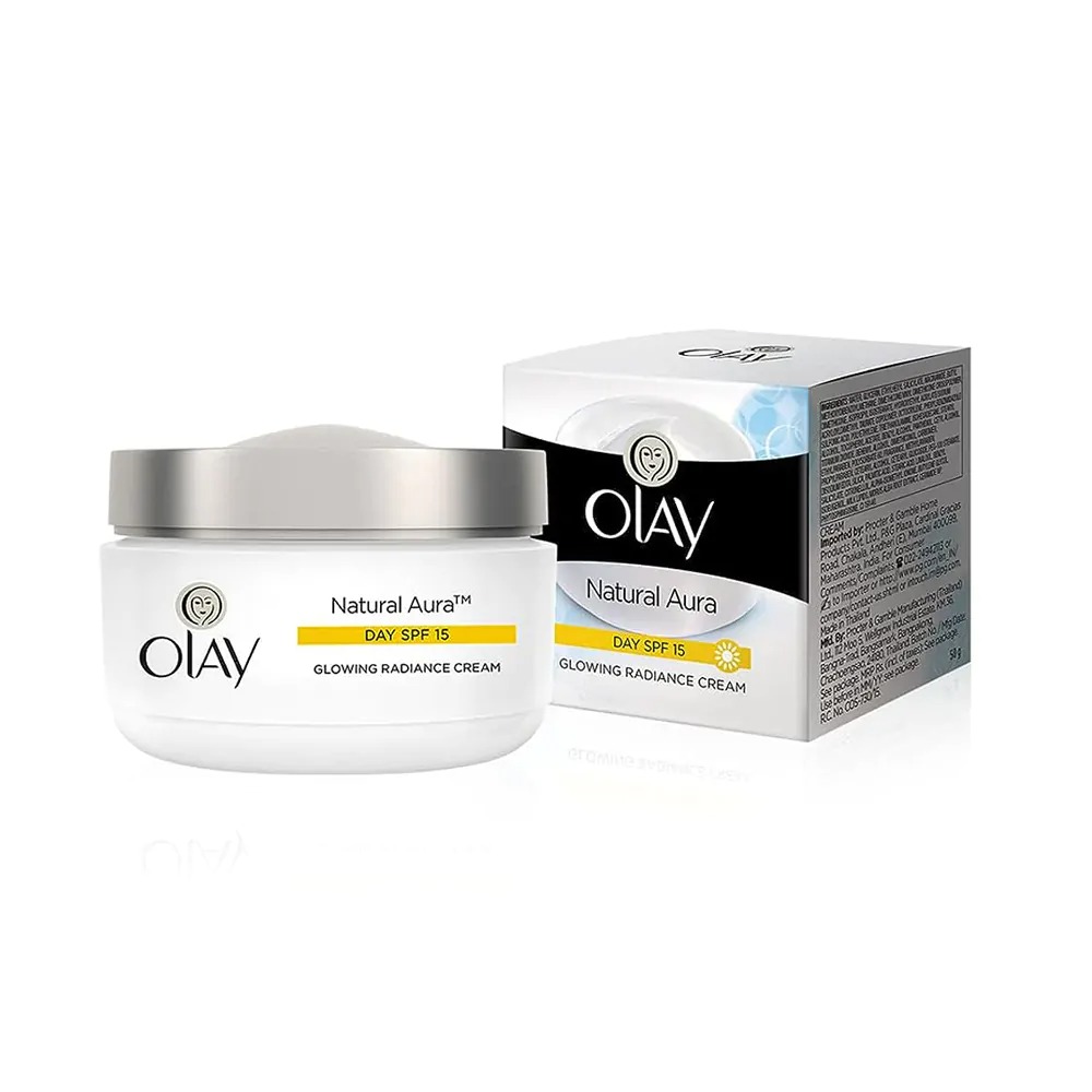 Picture of International Thailand product skin care natural aura day cream SPF 15 used for male female - 50 gm