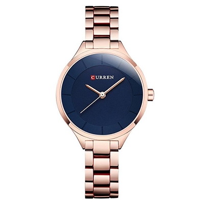 Picture of CURREN 9004 - Golden Stainless Steel Analog Watch for Women - Golden (Replicate)