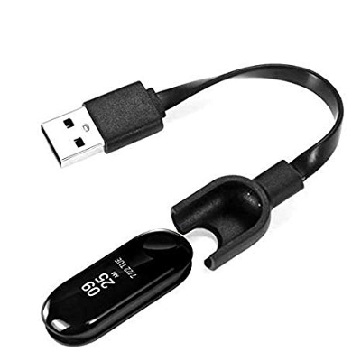 Picture of USB Charging Cable Dock Charger for Mi Band 3/M3/M4 - Black
