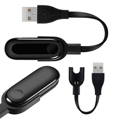 Picture of USB Charging Cable Dock Charger for Mi Band 3/M3/M4 - Black