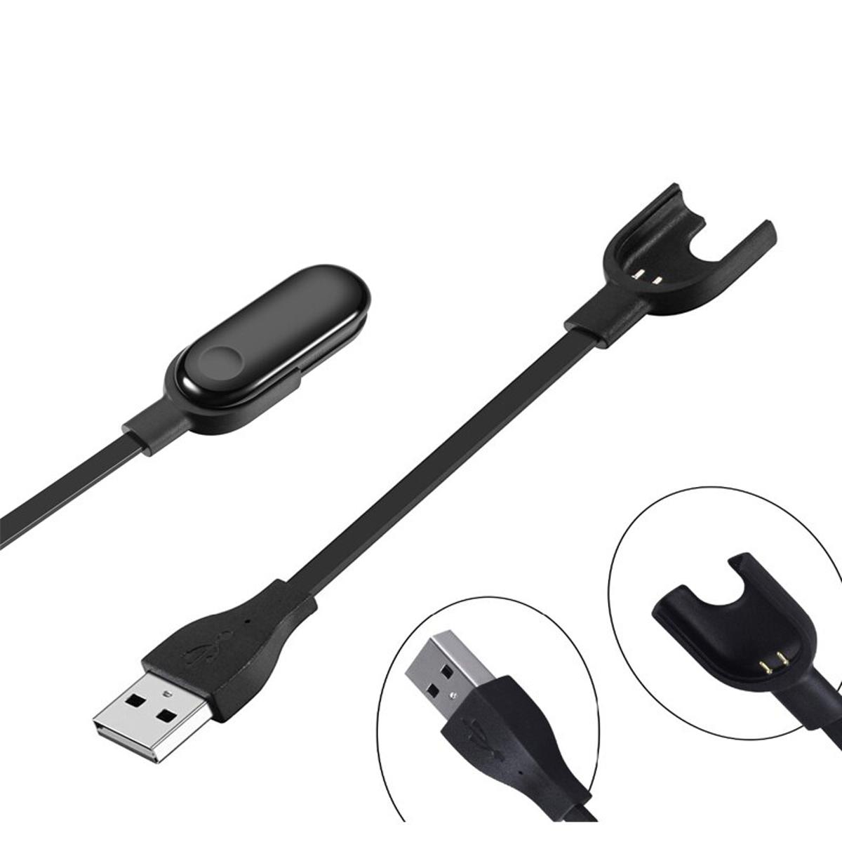 Picture of USB Charging Cable Dock Charger for Mi Band 3/M3/M4 - Black