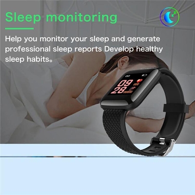 Picture of D116 PLUS Smart Bracelet Fitness Band Waterproof Smart Digital Watch