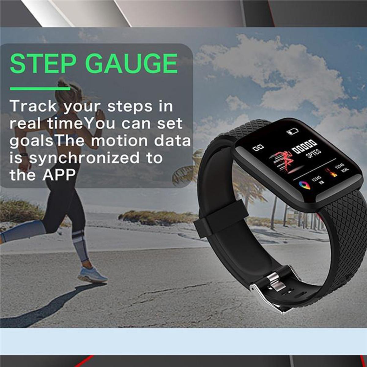 Picture of D116 PLUS Smart Bracelet Fitness Band Waterproof Smart Digital Watch
