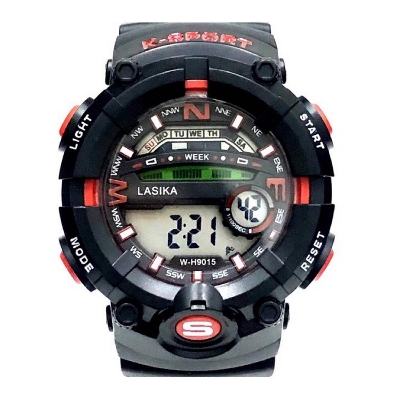 Picture of premium quality Boy's Digital Waterproof Sport Fashion Luxury Military Quartz Watch Alarm Day Time LED Wristwatches - Watch