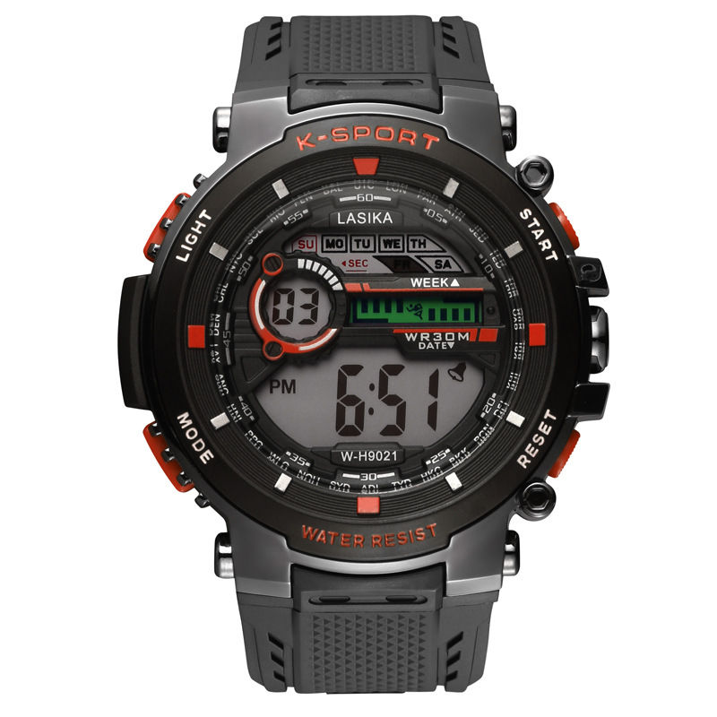 Picture of Lasika premium quality Boy's Digital Waterproof Sport Fashion Luxury Quartz Watch Alarm Day Time LED Wristwatches With BOX