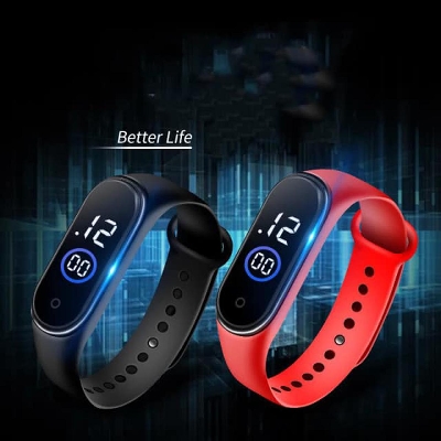 Picture of Silicone New Fashion Touch LED Sports Watch Waterproof