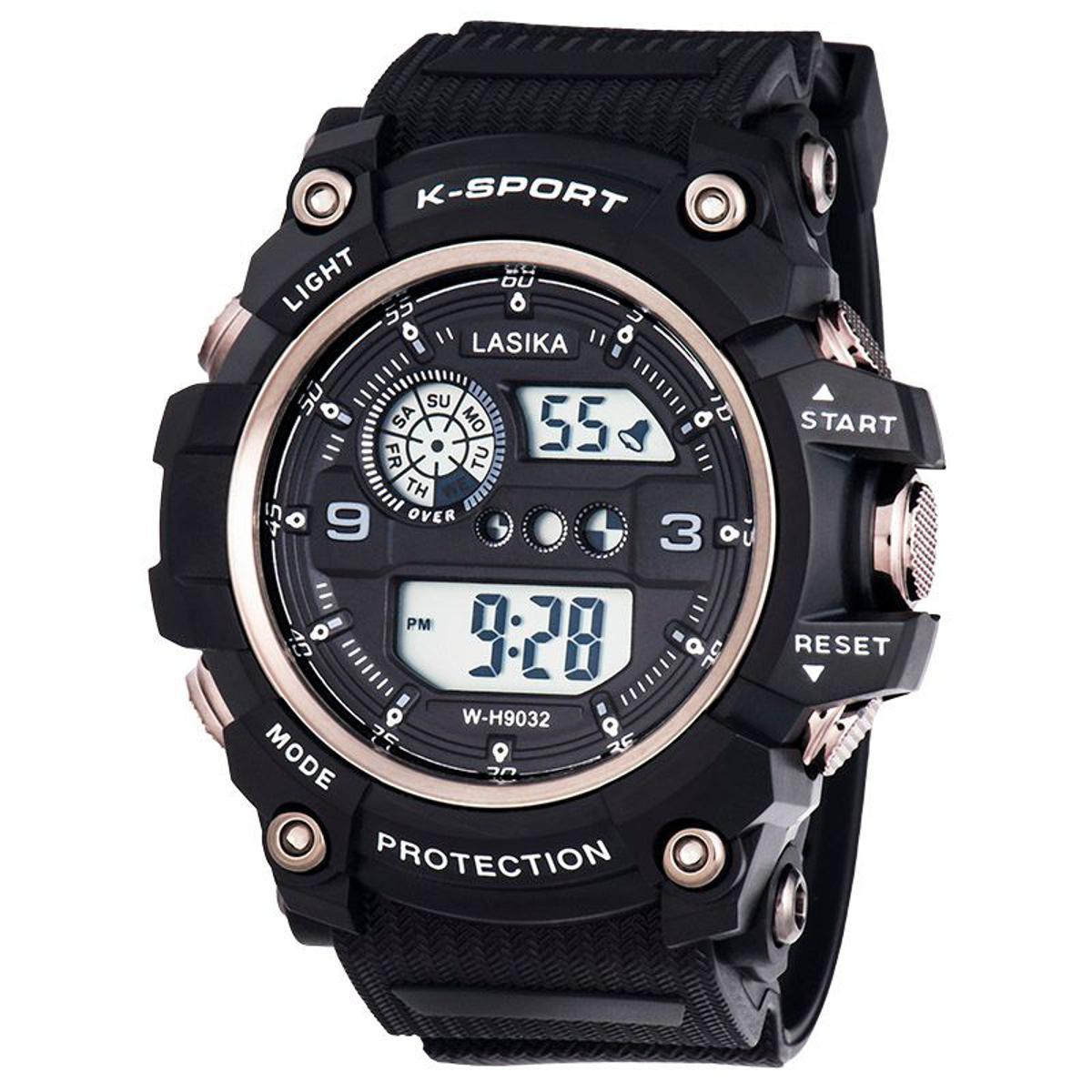 Picture of Premium Quality Digital Sports Watch LASIKA W-H9032 Digital Water Resistance/ Waterproof Digital Watch, Digital Silicon Watch for Men - Watch For Men - Watch - Watch For Men - Watch - ঘড়ি - Watch For Men