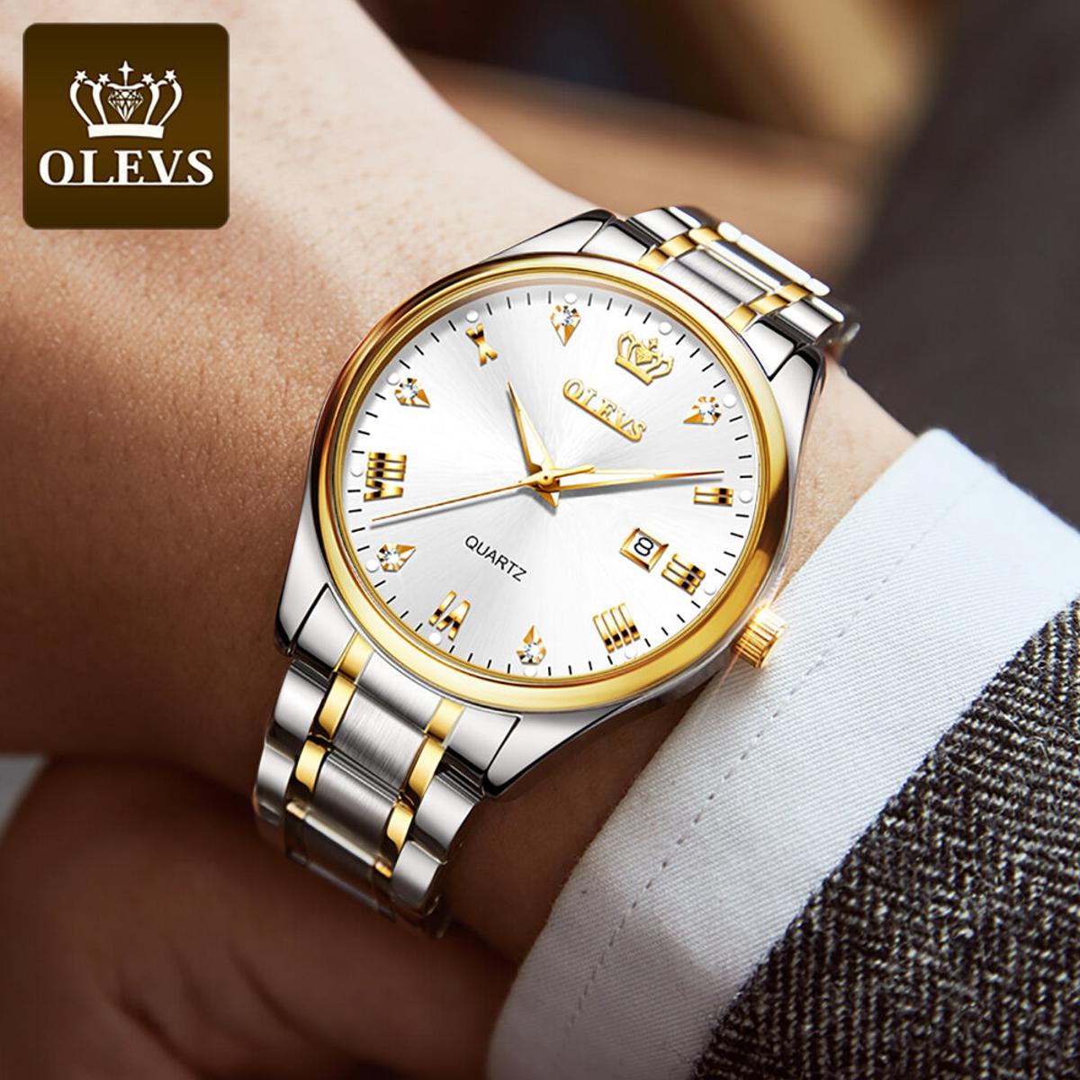 Picture of Fashion Stainless Steel Analog Wrist Watch For Men