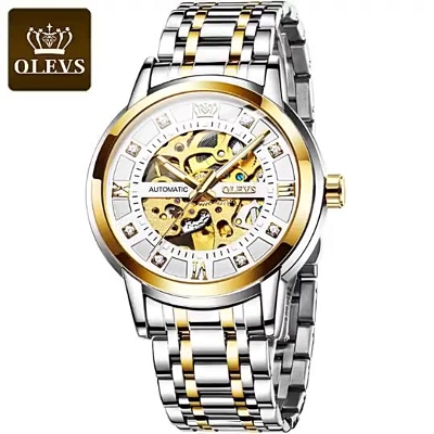 Picture of Brown PU Leather Analoge Wrist Watch For Men