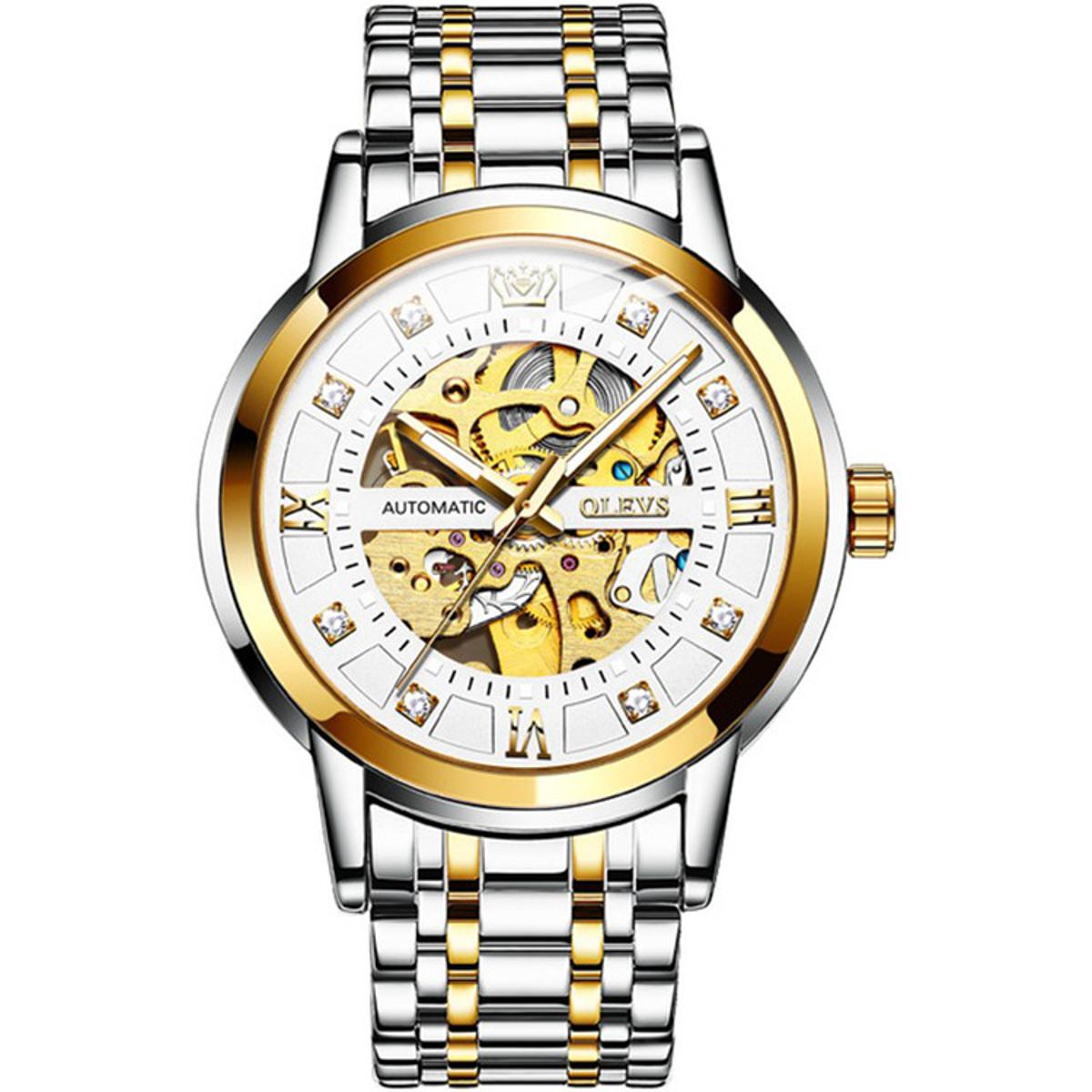 Picture of Brown PU Leather Analoge Wrist Watch For Men