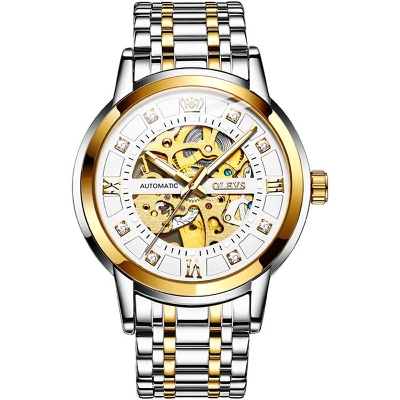 Picture of Brown PU Leather Analoge Wrist Watch For Men
