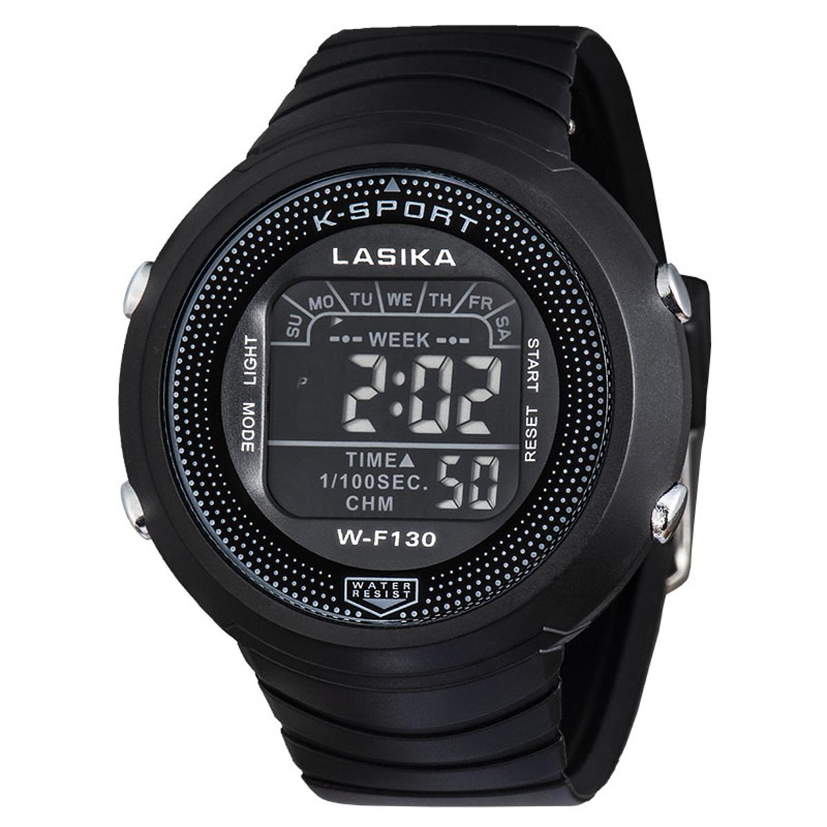 Picture of NEW LASIKA W-F130 Electronic Fashion Watch Water Resistance/ Waterproof Silicon Digital Watch for Kids and Ledis