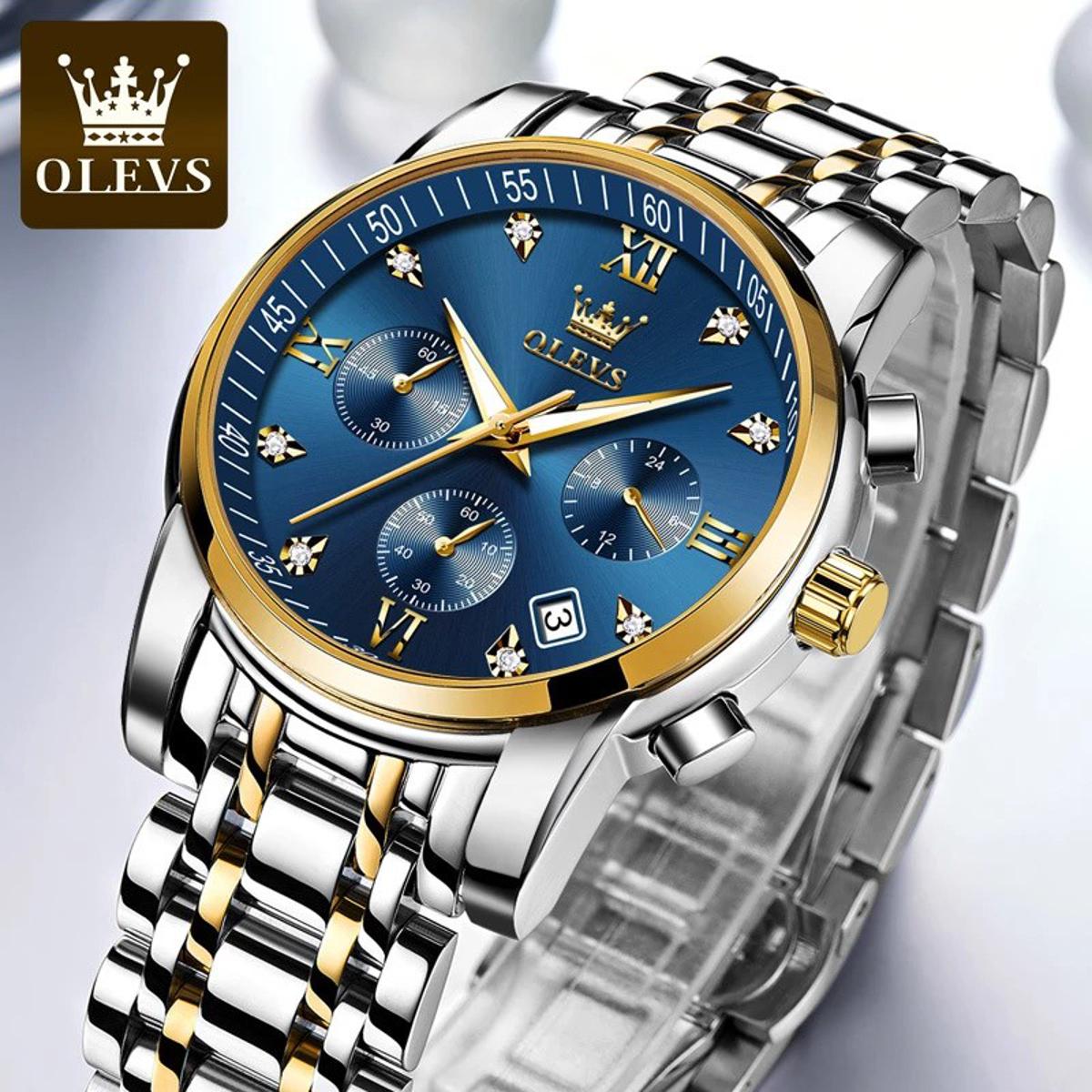 Picture of Leather waterproof quartz fashionable watch for men