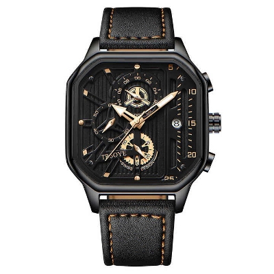 Picture of Trsoye Top luxury fashion Black leather belt wrist Watch for you Wholesale shop