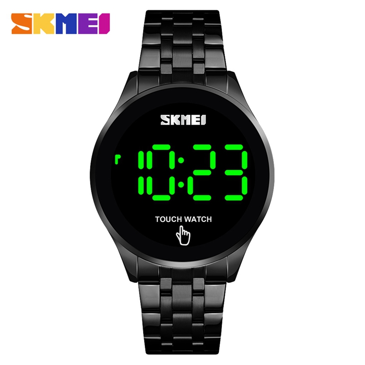 Picture of SKMEI 1579 Men Digital Watch Fashion Touch Screen Steel Wristwatch Male Gifts Watches