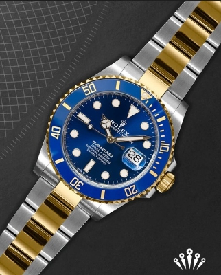 Picture of Rol-ex  Luxury Premium Quality Stainless Steel Analouge Waterproof  Wrist Watch For Men