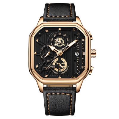 Picture of TRSOYE new luxury fashion leather belt wrist-watche for men
