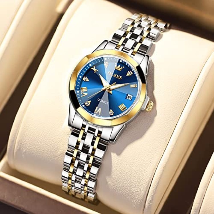 Picture of Olevs 9931 ( Fan Made ) Luxury fashion waterproof stainless steel imported quartz movement ladies wristwatch for women