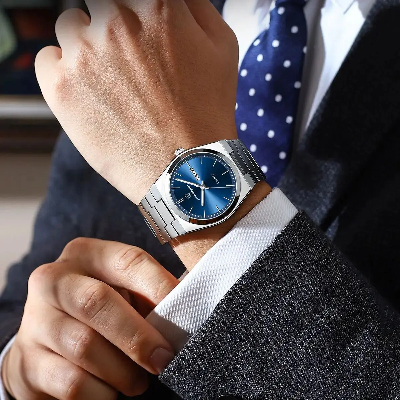 Picture of POEDAGAR 930 Luxury Watch For Men Waterproof Luminous Date Week Stainless Steel Men Watch Casual Quartz Men's Watch- Watch For Men