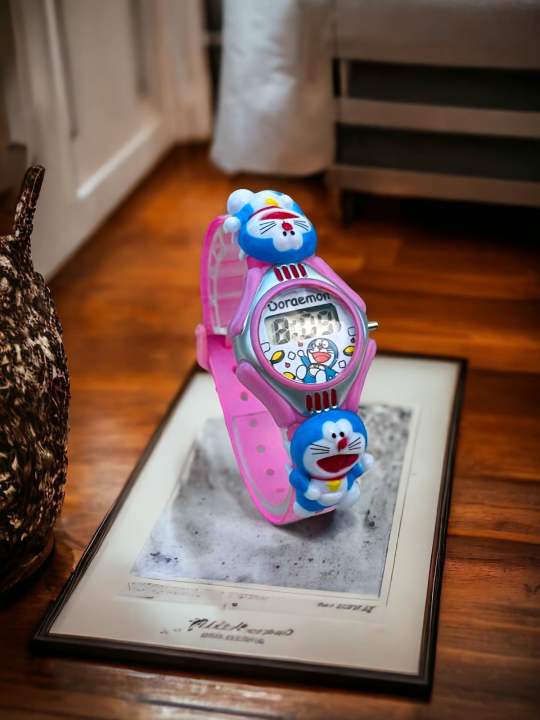Picture of New Doraemon Cartoon Boys Girls Children Watches,  Wristwatches For Kids - Doraemon Kids watch- Watch