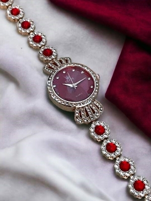 Picture of New Luxury Premium quality stylist colorful stone Watch - New Fashionable Watch For Women - Watch -ঘড়ি