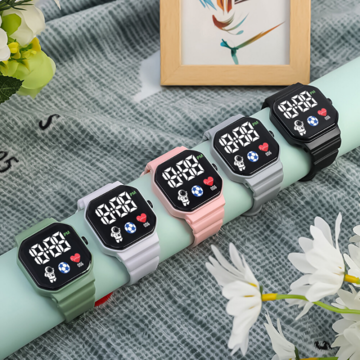 Picture of New Hot  LED Digital Smart Watch for Children Waterproof Sport Ladies Watch Fashion Casual Boy Girls Astronaut Sport Electronic Watches - New Led Watch - Digital Watch - Kids Watch - Watch For Kids
