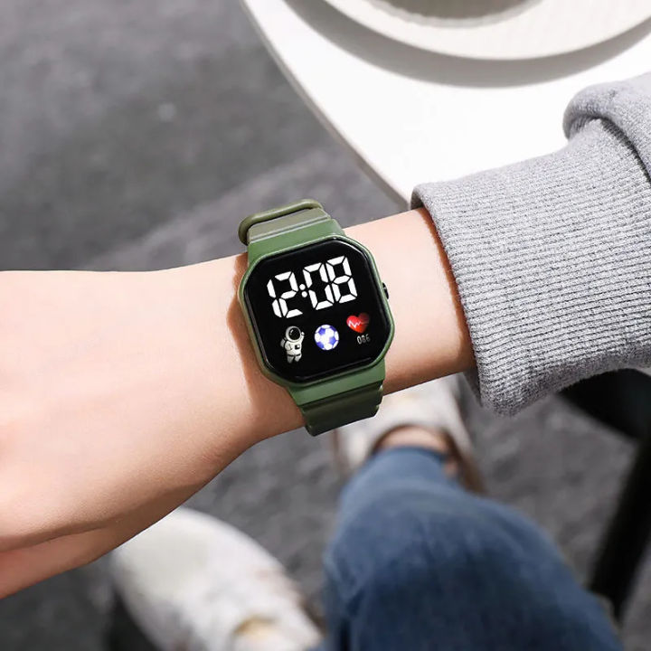Picture of New Hot  LED Digital Smart Watch for Children Waterproof Sport Ladies Watch Fashion Casual Boy Girls Astronaut Sport Electronic Watches - New Led Watch - Digital Watch - Kids Watch - Watch For Kids
