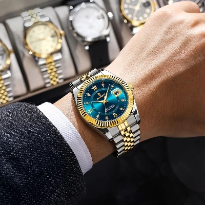 Picture of POEDAGAR 910 Luxury Stainless steel Wrist Watch For Man - Waterproof Men Watch Quartz - Stainless Steel Men's Watch - Stainless steel Watch .