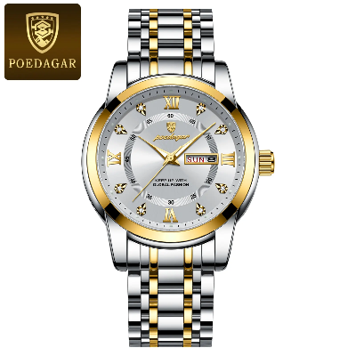 Picture of POEDAGAR 936 Stainless steel  Luxury Watch for Man- Men Watch Quartz Stainless Steel Sports Men's Watches - Watch - Stainless Steel Watch For Men