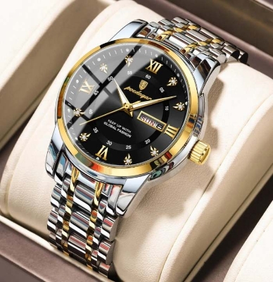 Picture of POEDAGAR 936 Stainless steel  Luxury Watch for Man- Men Watch Quartz Stainless Steel Sports Men's Watches - Watch - Stainless Steel Watch For Men