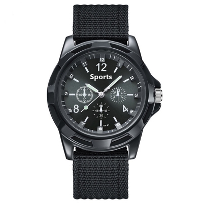 Picture of Fabric Canvas Strap Casual Cool Sport Round Dial Wrist Watch for men - Watch For Men - Watch - Watch For Men - Watch - ঘড়ি