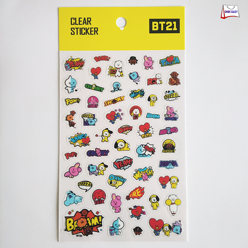 Picture of BTS BT21 Cute Cartoon Stickers - KPOP BTS Stickers