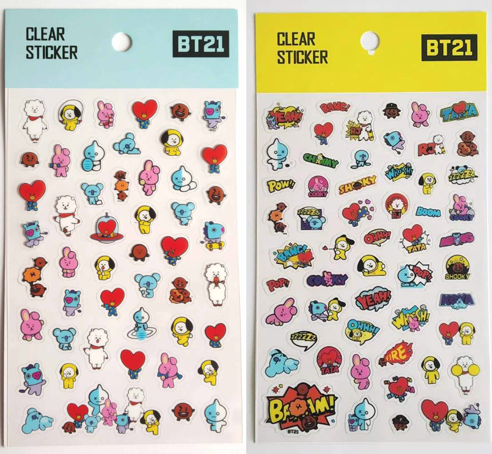 Picture of BTS BT21 Cute Cartoon Stickers - KPOP BTS Stickers