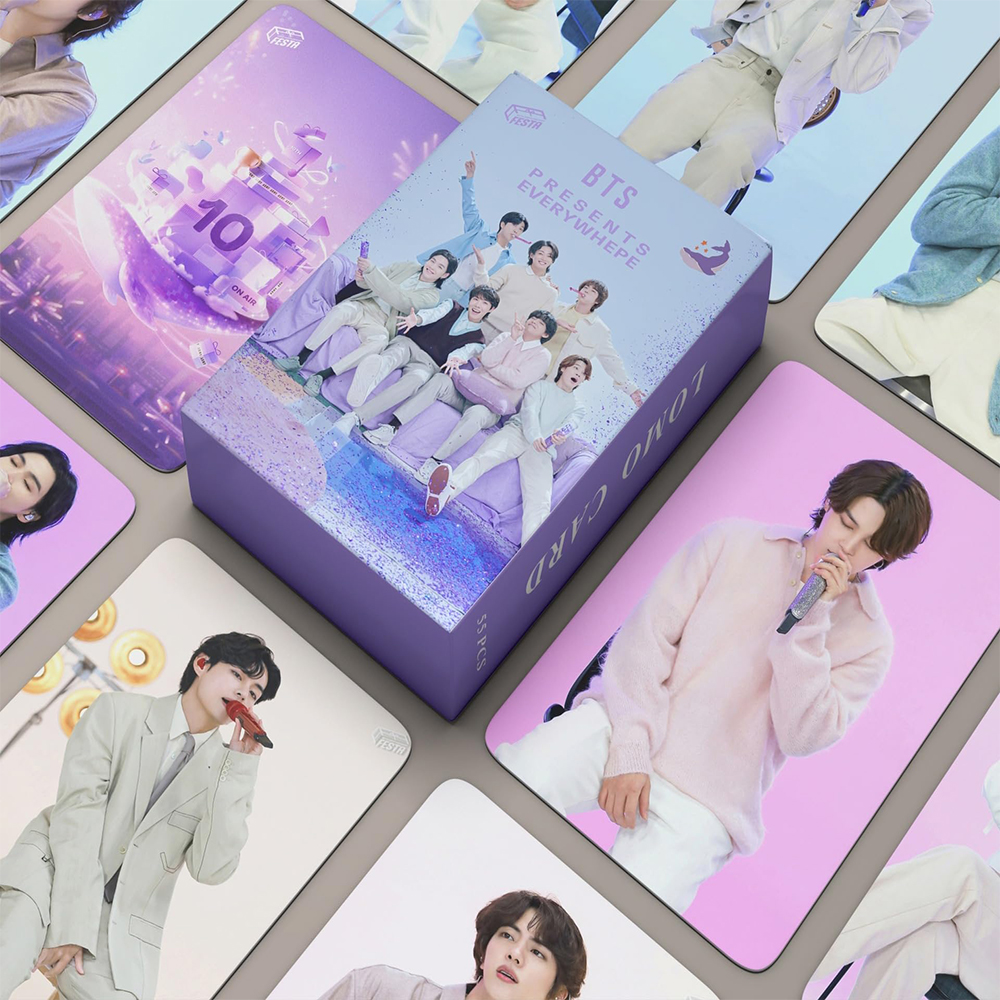 Picture of BTS 55Pcs/Box K-POP Bangtan Boys All Album Photocard/Lomocard