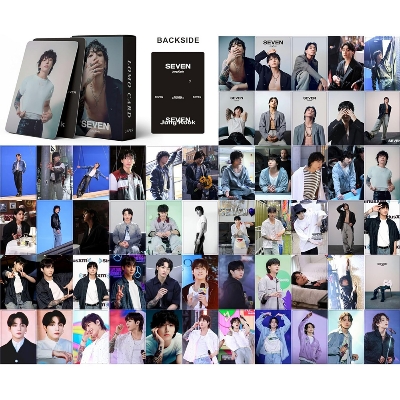 Picture of Jung Kook 55Pcs/Box I AM STILL, Golden Album, Seven, 3D K-POP BTS DECO KIT Photocard/Lomocard