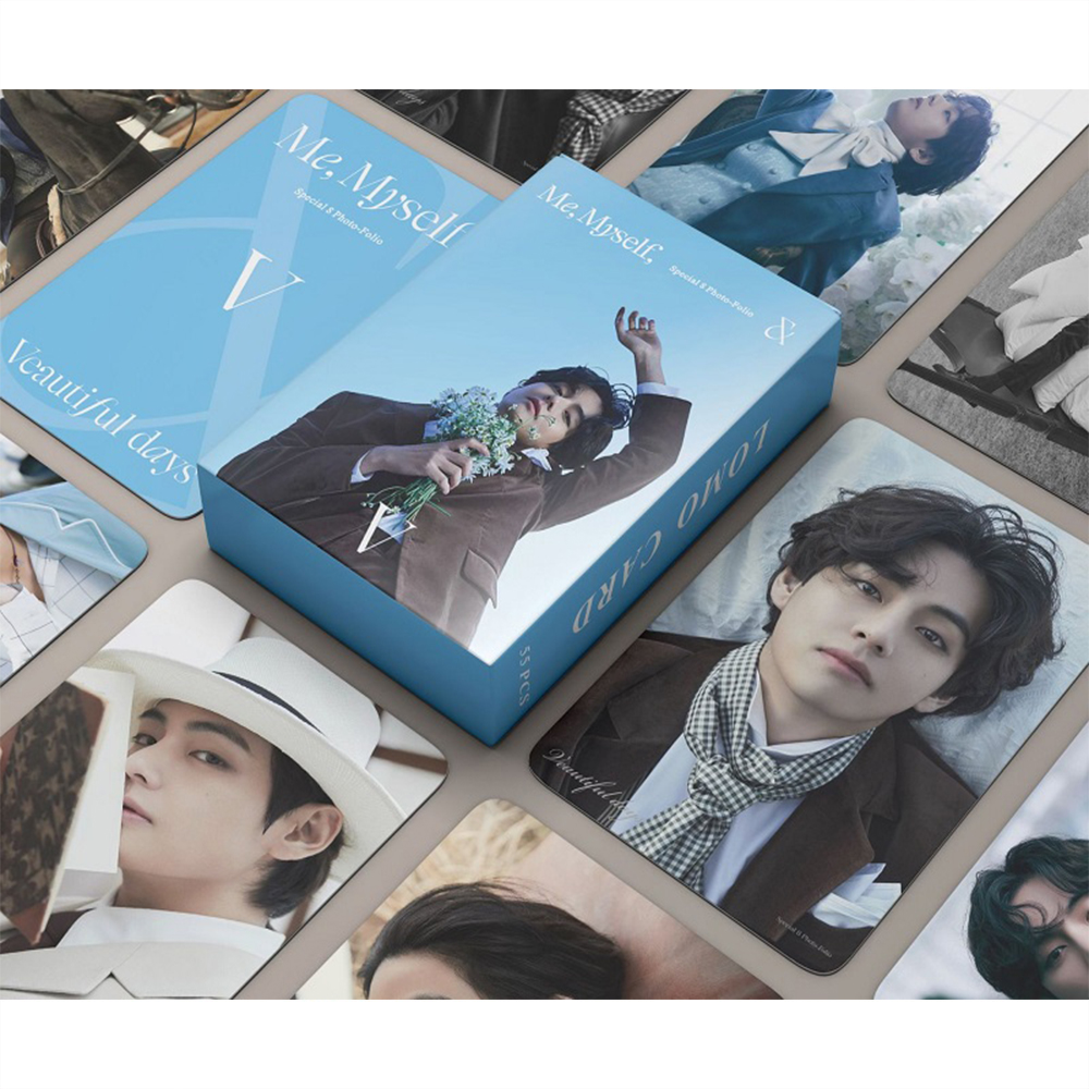 Picture of V Taehyung 55Pcs/Box K-POP BTS DECO KIT Photocard/Lomocard