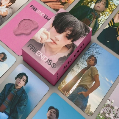 Picture of V Taehyung 55Pcs/Box K-POP BTS DECO KIT Photocard/Lomocard
