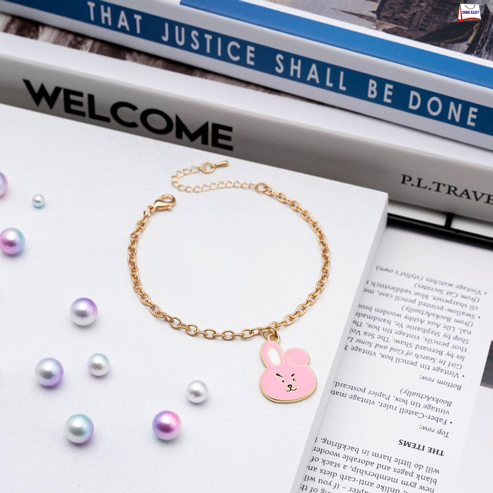 Picture of KPOP BTS Cartoon BT21 Bracelet Bangtan Boys Tata Cooky Koya Van Chimmy Mang RJ