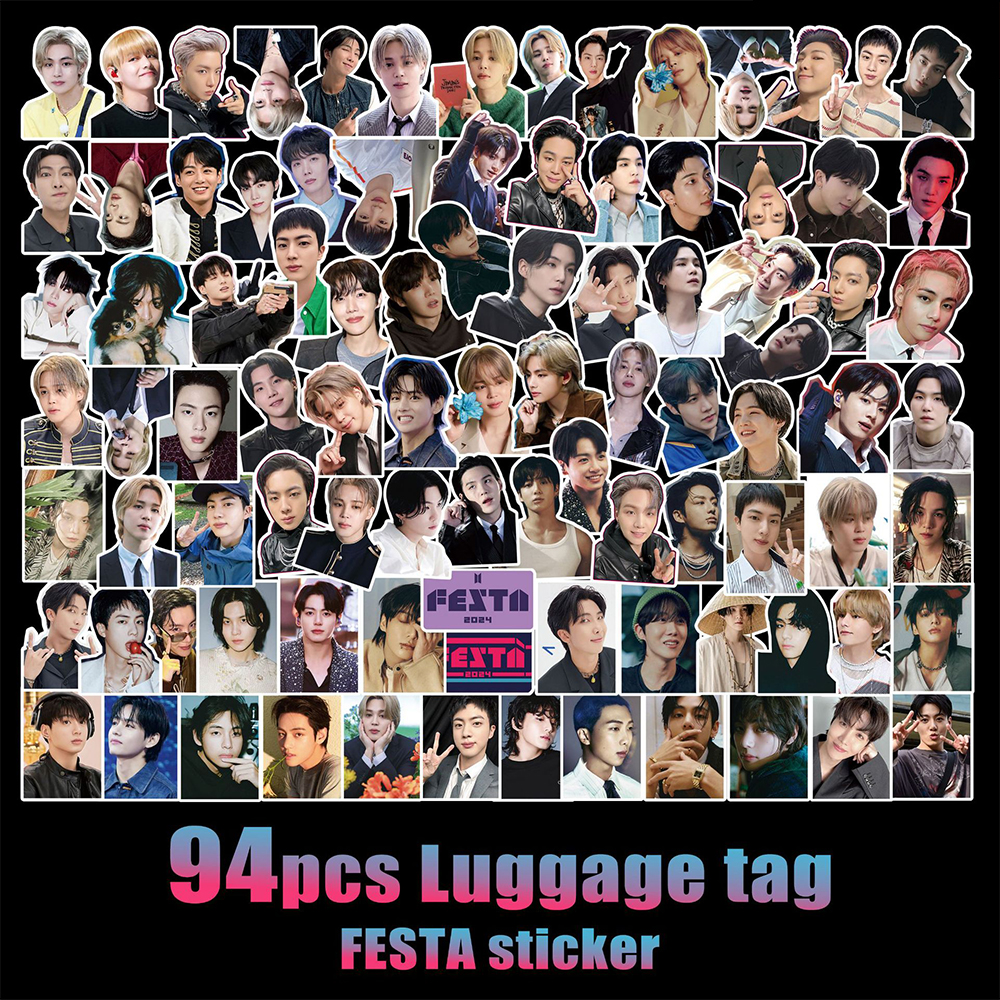 Picture of 90-94Pcs/Set K-POP BTS FESTA Proof Concept Stickers