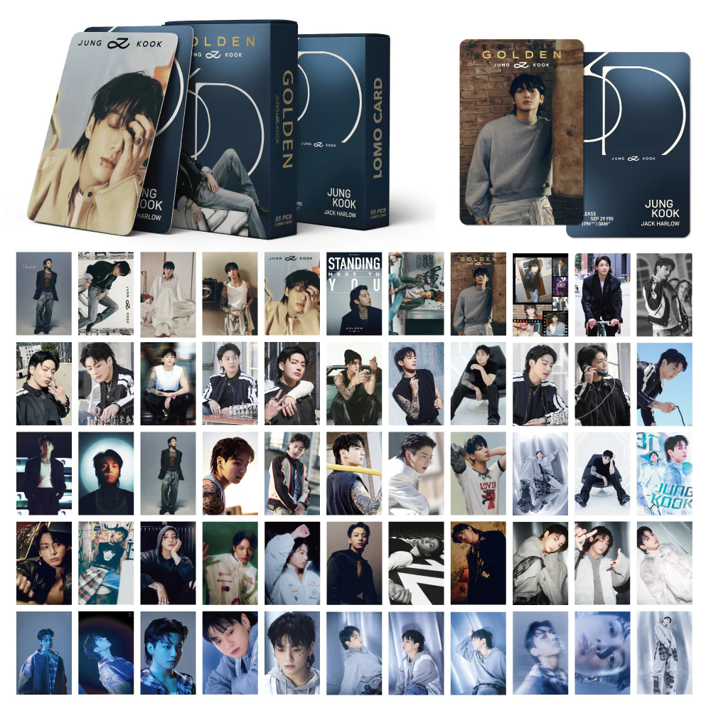 Picture of BTS Jung Kook 55PCS Box High Quality HD Photo Album Card Postcard Korean Lomocards