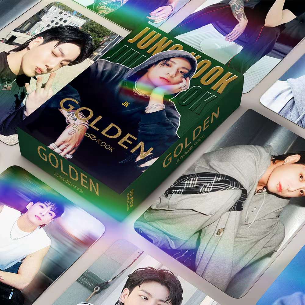 Picture of BTS Jung Kook 55PCS Box High Quality HD Photo Album Card Postcard Korean Lomocards