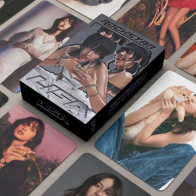 Picture of 55pcs/box Kpop BLACKPINK JISOO JENNIE ROSÉ LISA Born Pink Shut Down Lomo Card Photocard for Blink Gift