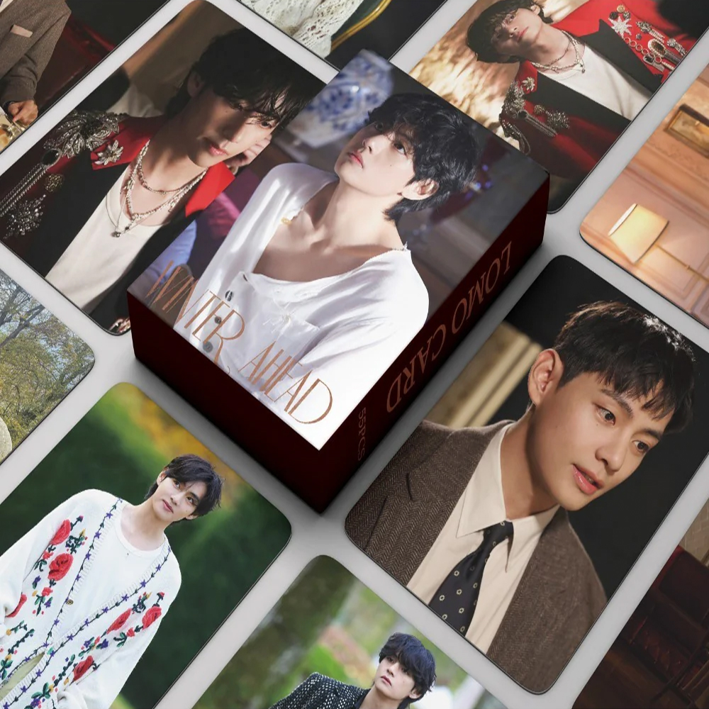 Picture of 55Pcs Box Kpop BTS Bangtan Boys photo card Taehyung V Lomo Card