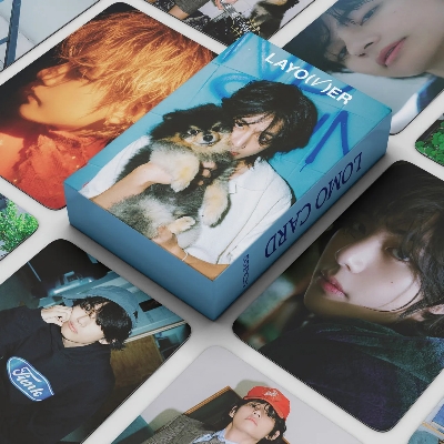 Picture of 55Pcs Box Kpop BTS Bangtan Boys photo card Taehyung V Lomo Card