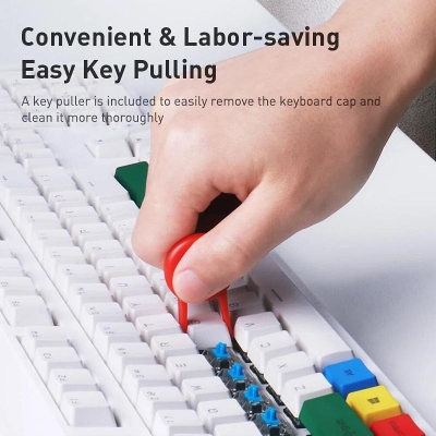 Picture of 5-in-1 Keyboard Cleaning Brush Computer Earphone Cleaning tools Keyboard Cleaner Key Cap Puller kit