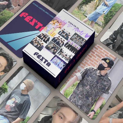 Picture of BTS Bangtan Boys 2023 FESTA 10th Anniversary Lomo Cards 55PCS High Quality HD Photo Album Card Postcard Korean Photocards
