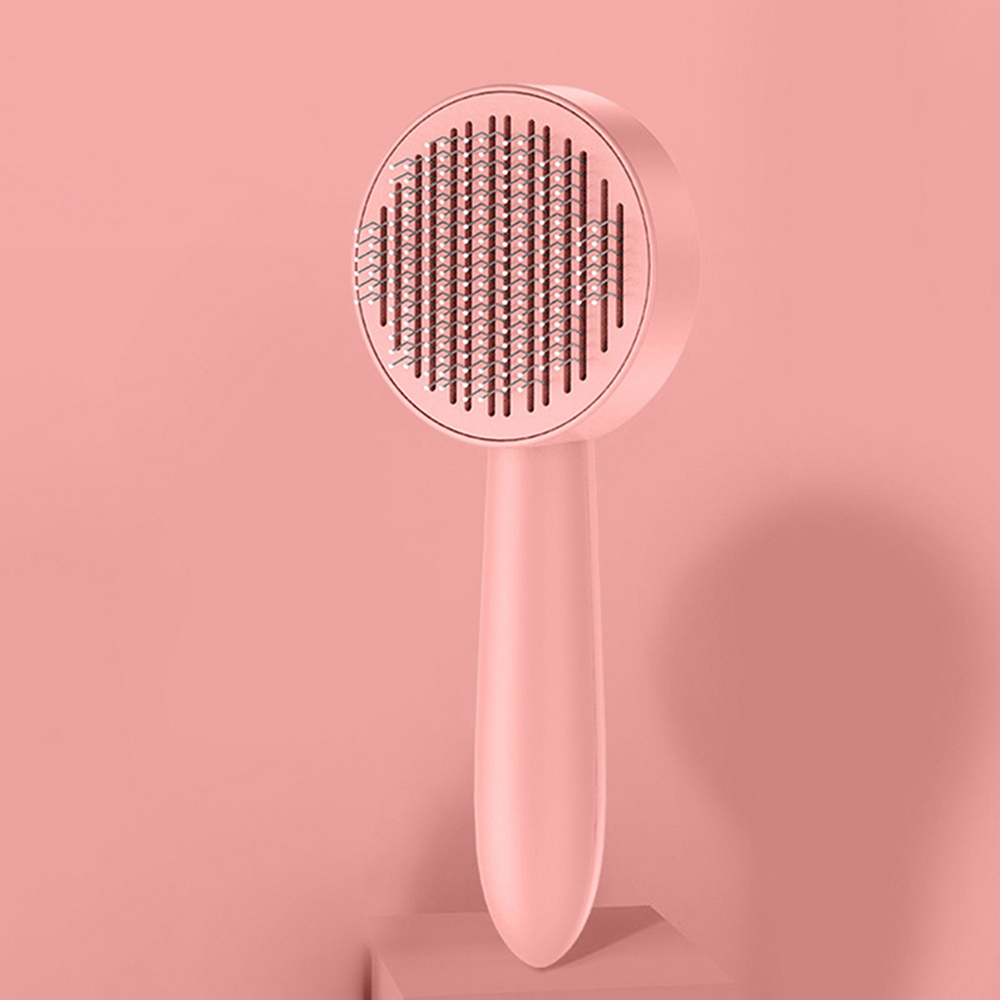 Picture of Cat Brush Pet Comb Self Cleaning Slicker Brush Remove Hair Grooming