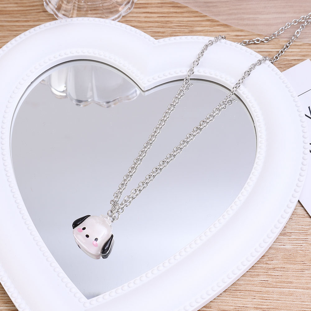 Picture of Cute Sanrio Kawaii Necklace Mymelody Kuromi Pochacco Cute Anime Cartoon Fashion Jewelry Necklace Girls Children Women Gifts
