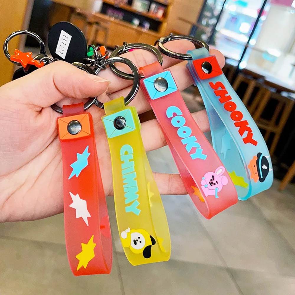 Picture of Cute Cartoon Fashion Keychains - BT21 Premium Edition